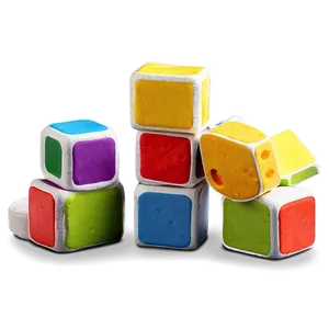 Colorful Baby Blocks Png Prv PNG image