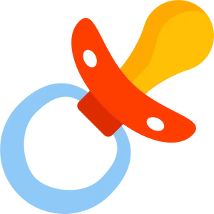Colorful Baby Pacifier Graphic