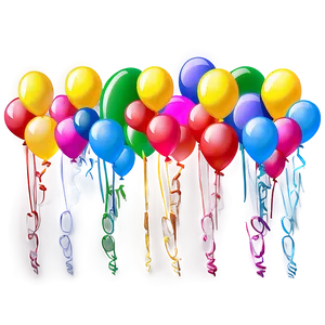 Colorful Balloons Png 06262024 PNG image