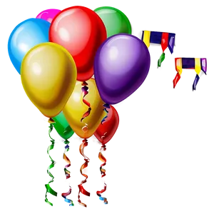 Colorful Balloons Png 36 PNG image