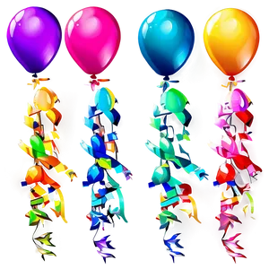 Colorful Balloons Png Tmv95 PNG image