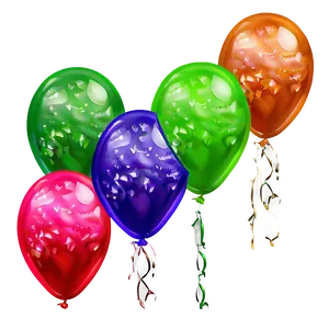 Colorful Balloons Png Ykh78 PNG image