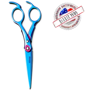 Colorful Barber Scissors Png Rqw PNG image