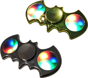 Colorful Batman Fidget Spinners PNG image