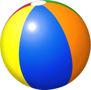 Colorful Beach Ball Illustration