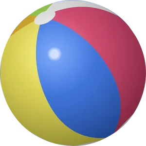 Colorful Beach Ball Illustration