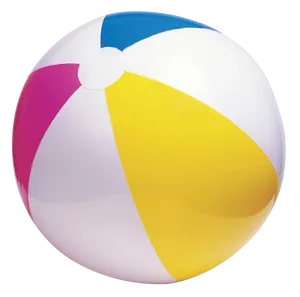 Colorful Beach Ball Isolated PNG image