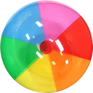 Colorful Beach Ball Isolated
