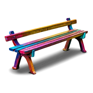 Colorful Bench PNG Jvd