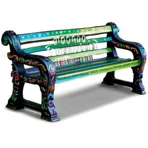 Colorful Bench Png Pjq PNG image