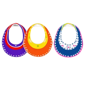Colorful Bib Collection PNG 06292024
