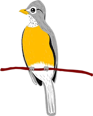 Colorful Bird Illustration