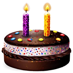 Colorful Birthday Emoji Png 06272024 PNG image