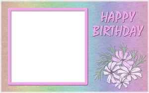Colorful Birthday Greeting Card Template
