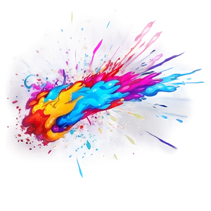 Colorful Blast Effect PNG Euo57