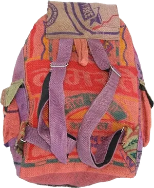 Colorful Bohemian Backpack