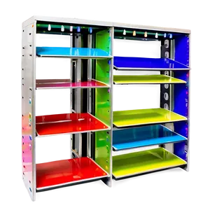 Colorful Bookshelf PNG Ssf70 PNG