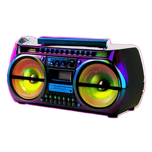 Colorful Boombox Png Rmo77 PNG image