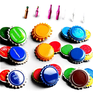 Colorful Bottle Cap Collection Png 17 PNG image