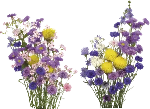Colorful Bouquet Transparent Background PNG image