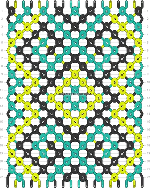 Colorful Bracelet Pattern Instructions