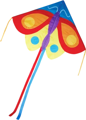 Colorful Butterfly Kite Flying