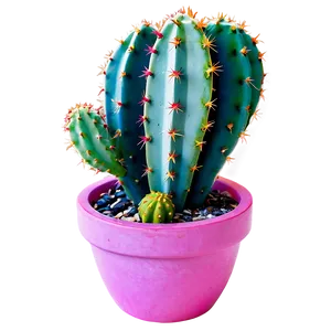 Colorful Cactus Png 10 PNG image