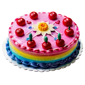 Colorful Cake Emoji Png 06262024 PNG image