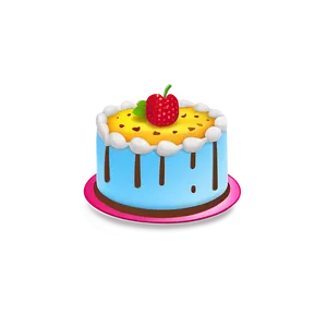 Colorful Cake Emoji Png 38 PNG image