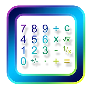 Colorful Calculator App Icon