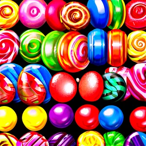 Colorful Candy Assortment PNG 05042024