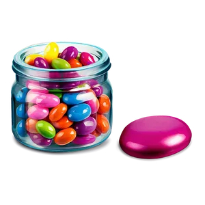 Colorful Candy Jar PNG Tmr