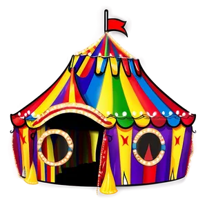 Colorful Carnival Tent Clipart Png Kxl62 PNG image