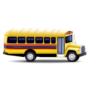 Colorful Cartoon Bus Illustration Png Fql PNG image