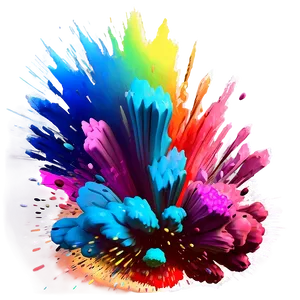 Colorful Cartoon Explosion Png 06212024 PNG image