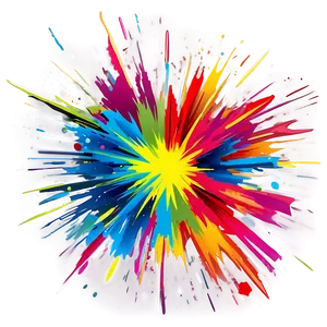 Colorful Cartoon Explosion Png 32 PNG image