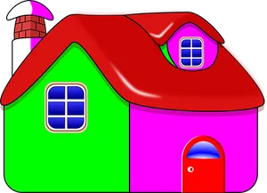 Colorful Cartoon House