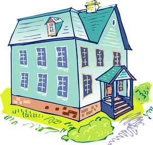 Colorful Cartoon House