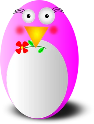 Colorful Cartoon Penguin