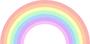 Colorful Cartoon Rainbow Illustration PNG image