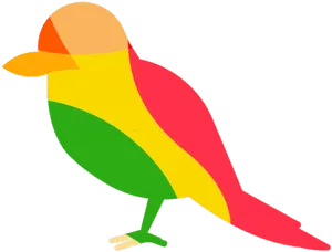 Colorful Cartoon Woodpecker PNG