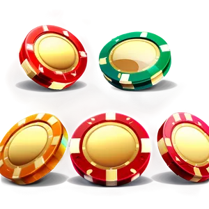 Colorful Casino Chips Png 06122024 PNG image