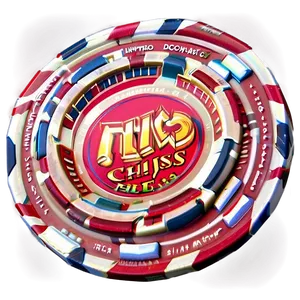 Colorful Casino Chips Stack