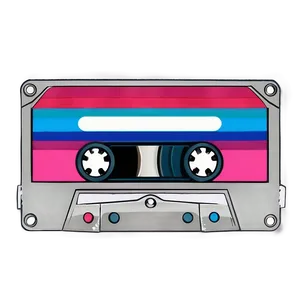Colorful Cassette Tape PNG Wyv97 PNG