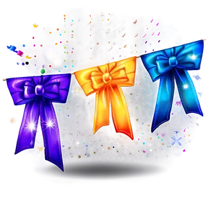 Colorful Celebration Banners PNG Lbm92