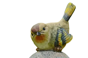 Colorful Ceramic Bird Figurine