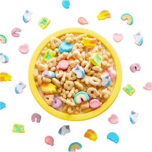 Colorful Cerealwith Marshmallows PNG image