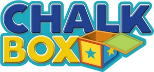 Colorful Chalk Box Graphic PNG