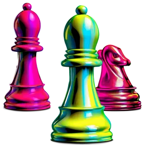 Colorful Chess Pawn Variant Png Cxs48 PNG image