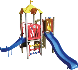 Colorful Childrens Playground Equipment